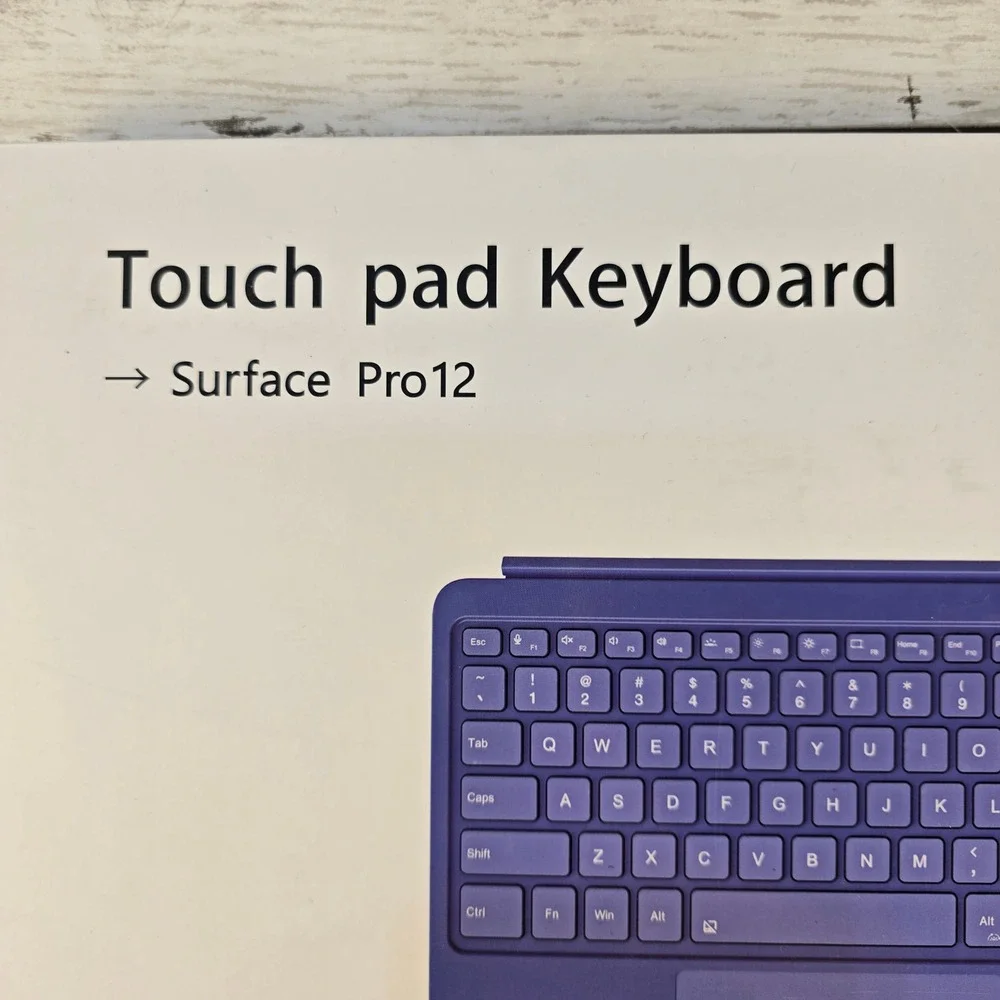 NEW Omikamo Bluetooth Touchpad Keyboard for Surface Pro 8 9 10 11 X Blk Wireless